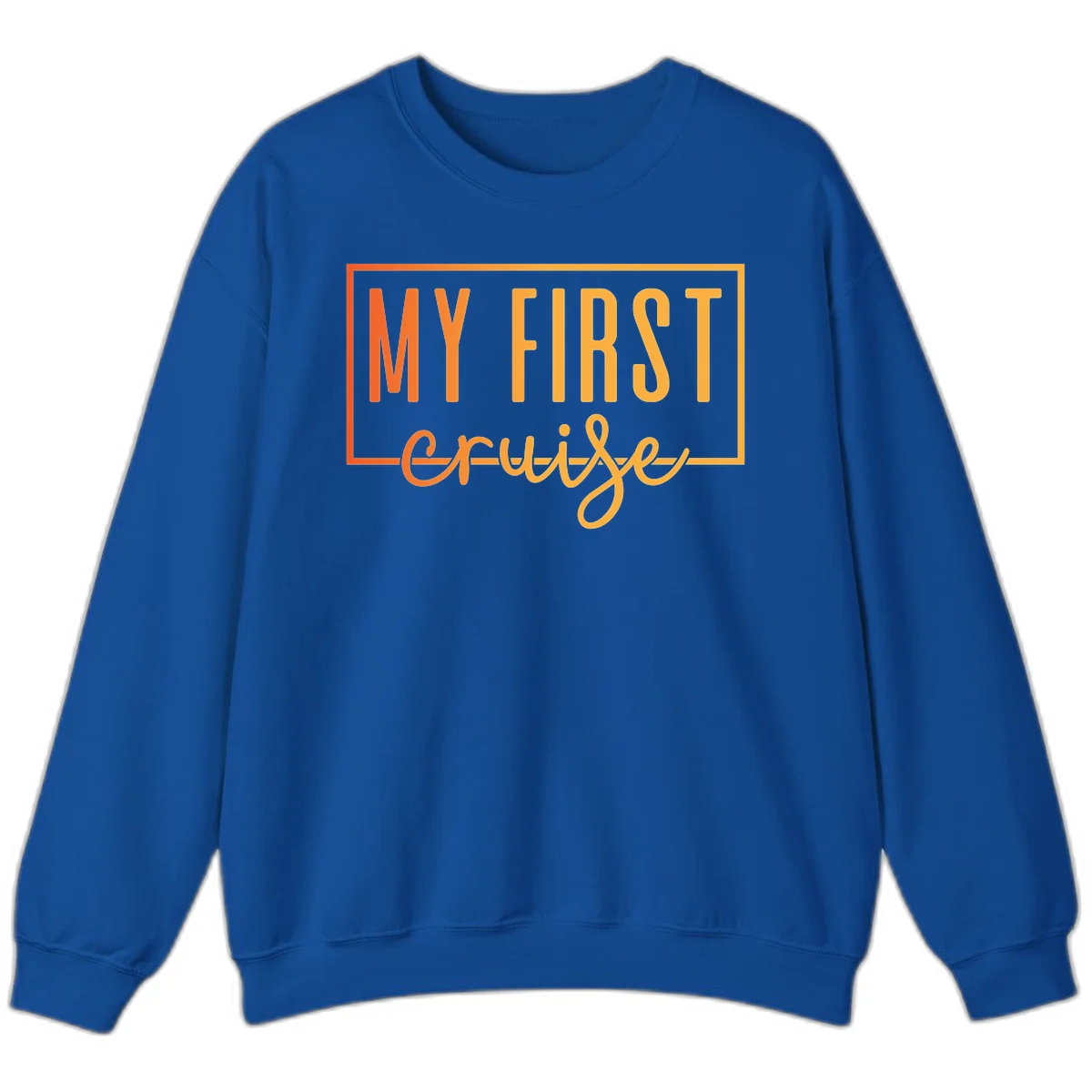 My First Cruise Crewneck Sweatshirt in Royal