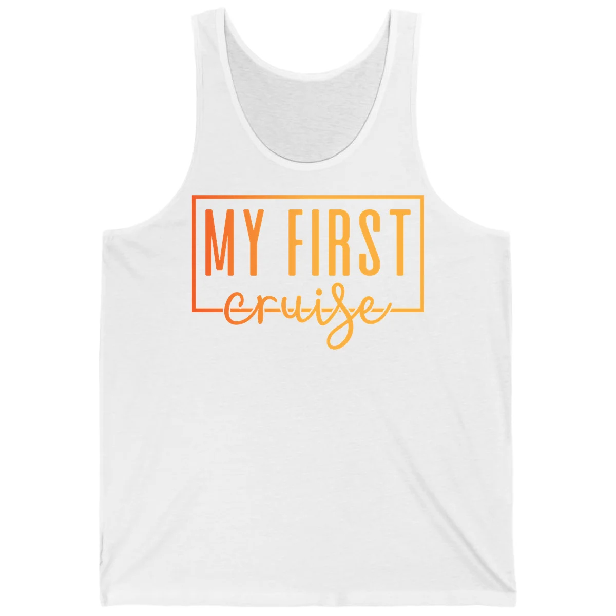 My First Cruise Tank Top in White