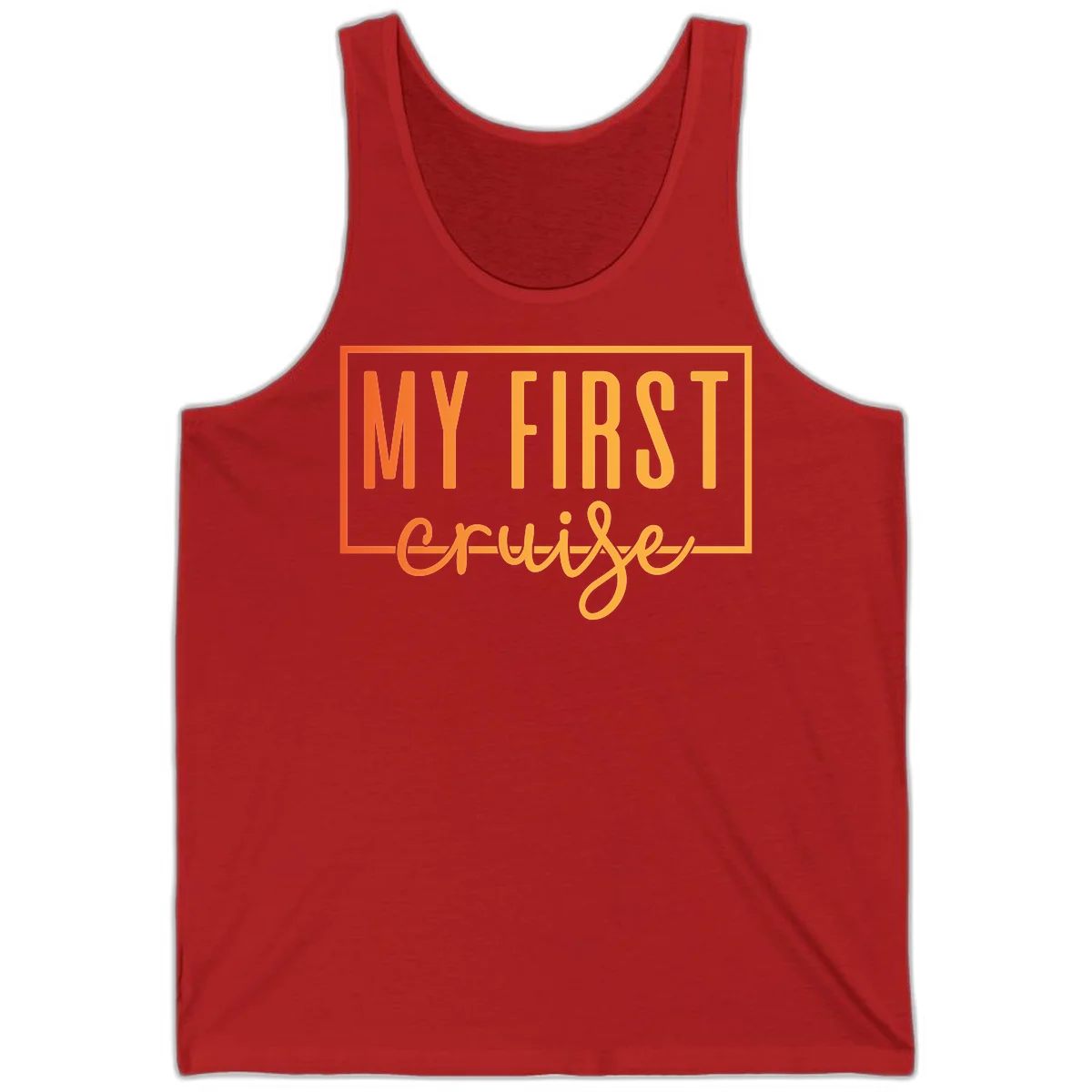 My First Cruise Tank Top in Red