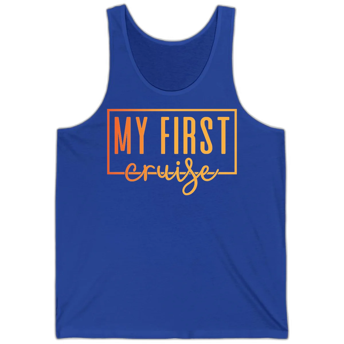 My First Cruise Tank Top in True Royal