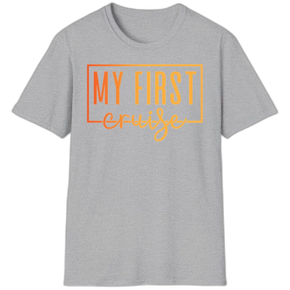 My First Cruise T-Shirt in Sport Grey