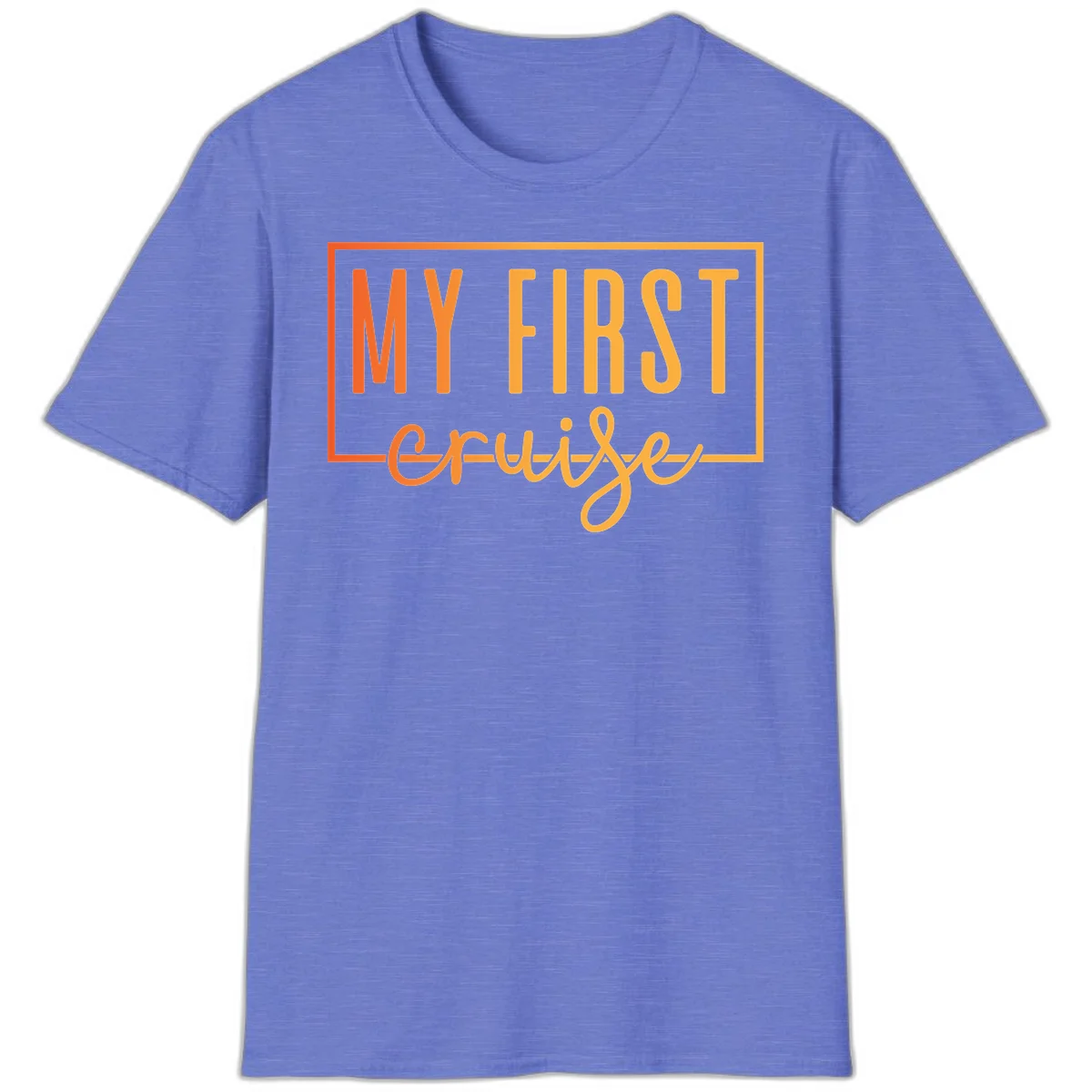 My First Cruise T-Shirt in Heather Royal