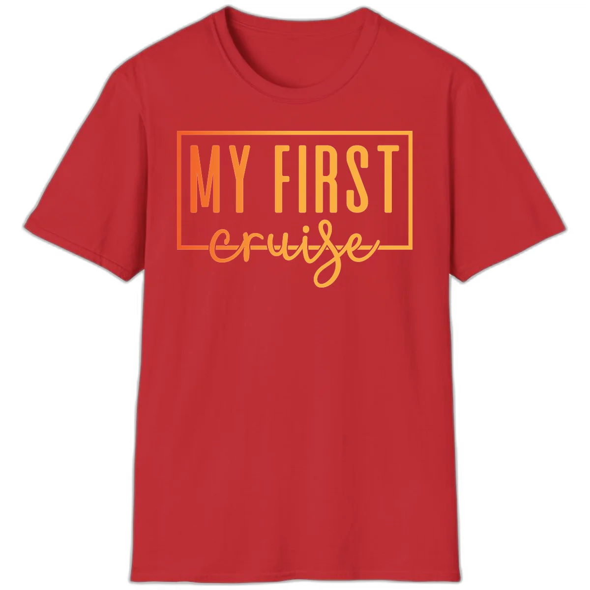 My First Cruise T-Shirt in Red