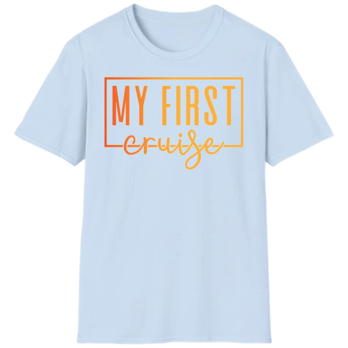 My First Cruise T-Shirt in Light Blue