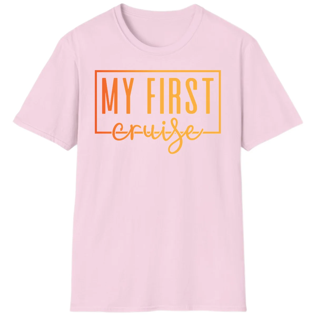 My First Cruise T-Shirt in Light Pink