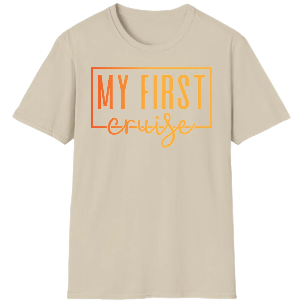 My First Cruise T-Shirt in Sand