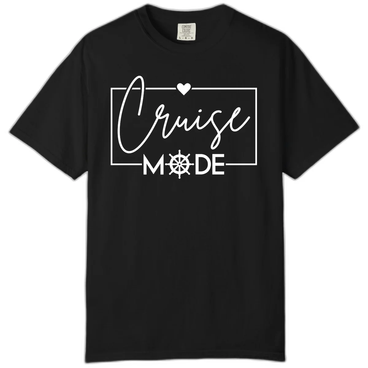 Cruise Mode Nautical Heart Comfort Color in Black