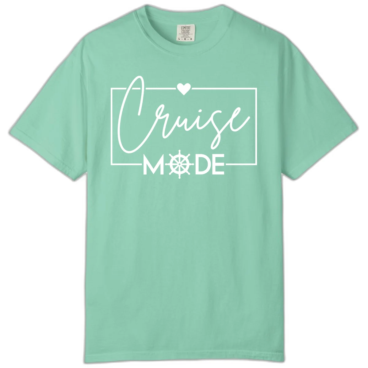 Cruise Mode Nautical Heart Comfort Color in Island Reef