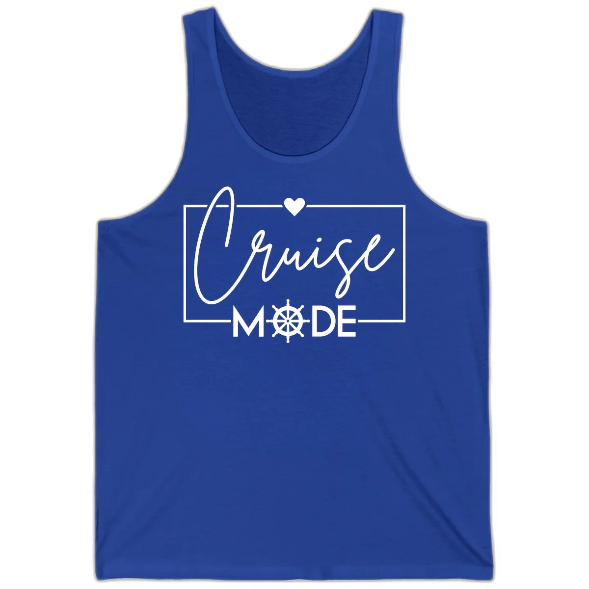 Cruise Mode Nautical Heart Tank in True Royal
