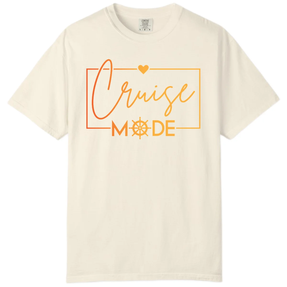 Ahoy Mode Nautical Heart Comfort Color in Ivory