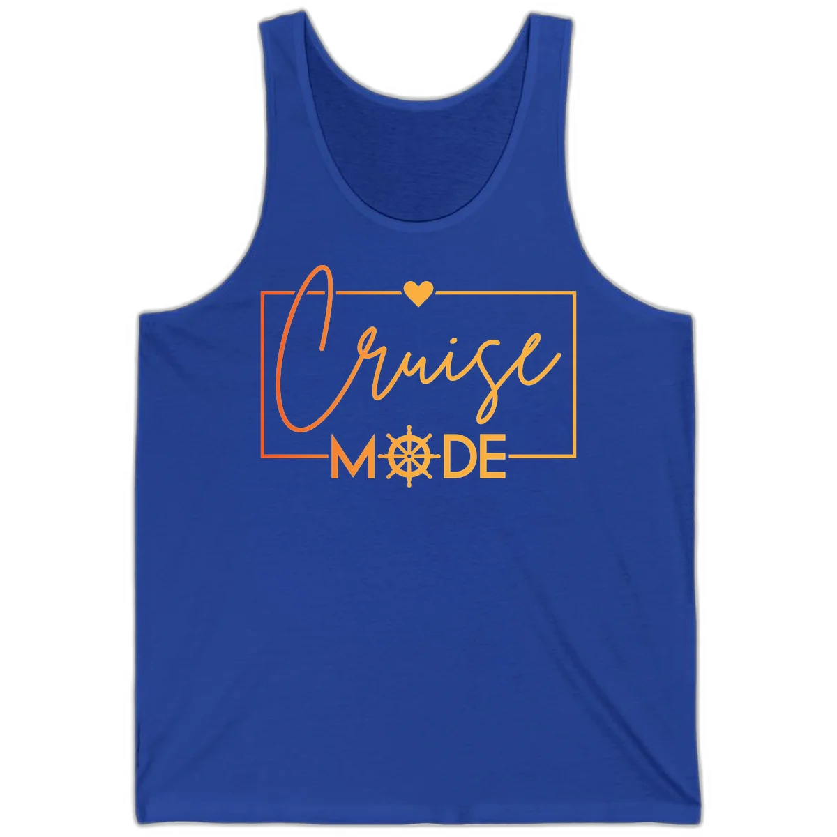 Ahoy Mode Nautical Heart Tank in True Royal