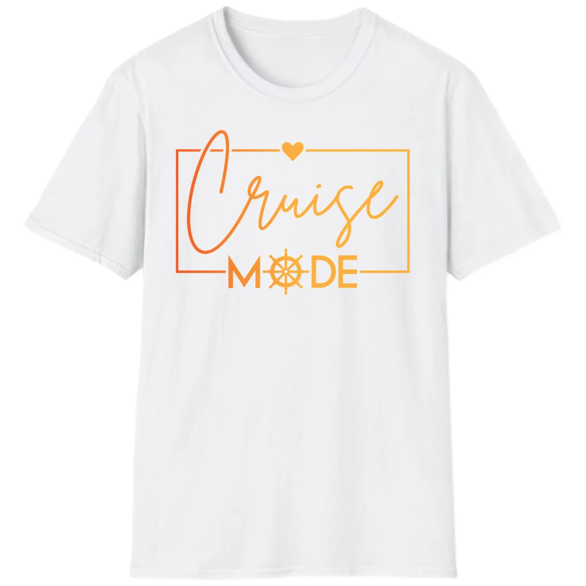 Ahoy Mode Nautical Heart T-Shirt in White