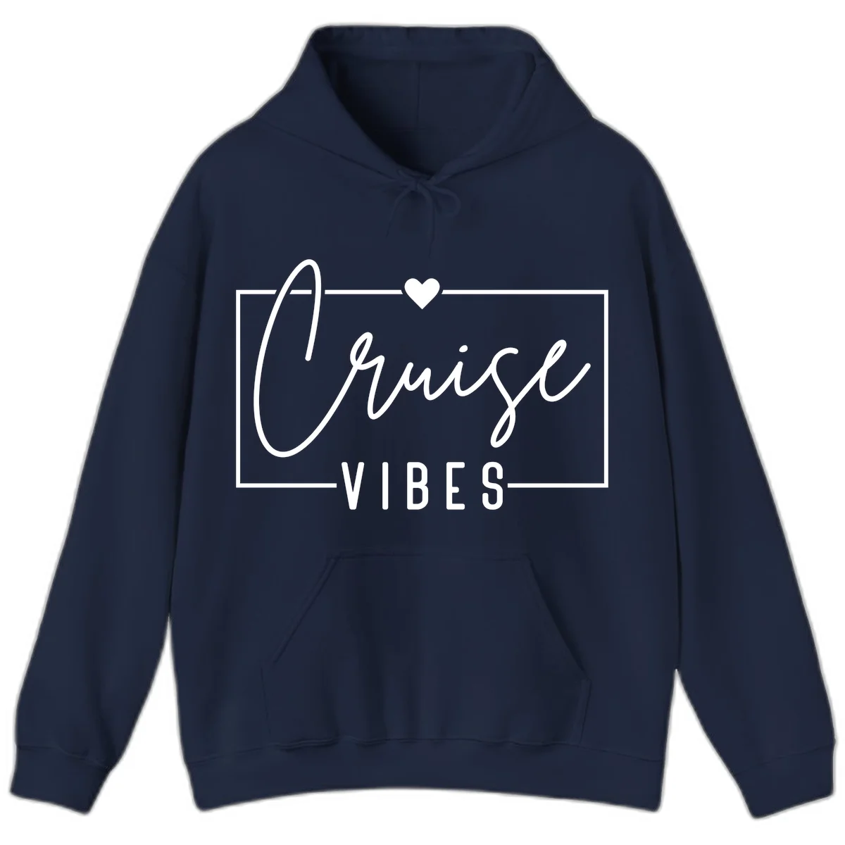 Chill Vibes Cruise Hoodie in Navy