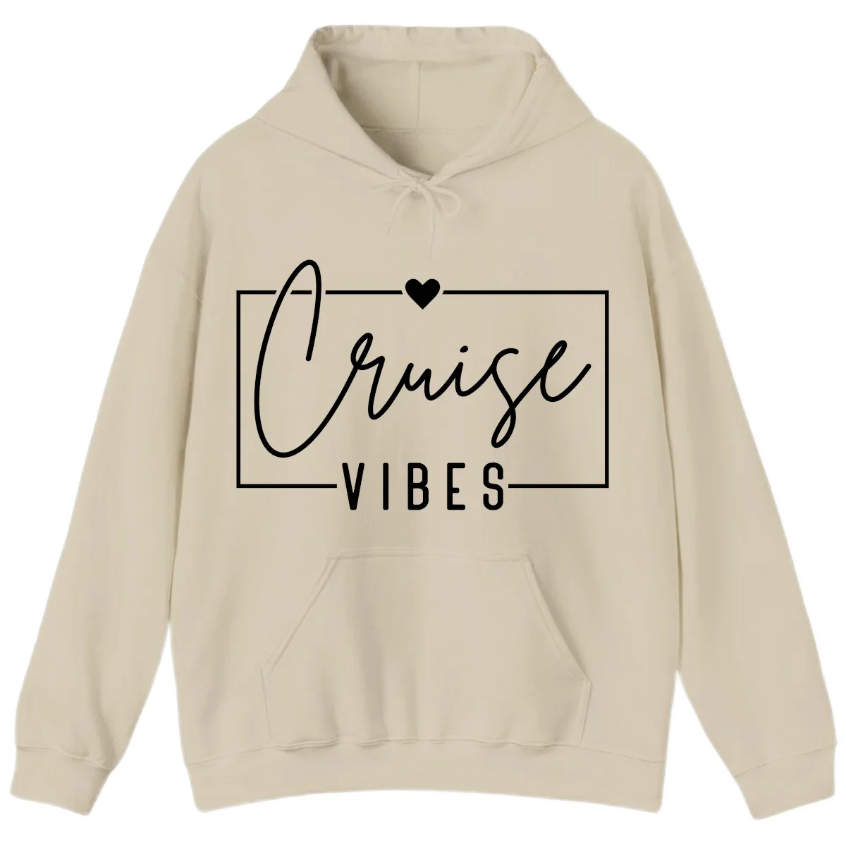 Chill Vibes Cruise Hoodie in Sand