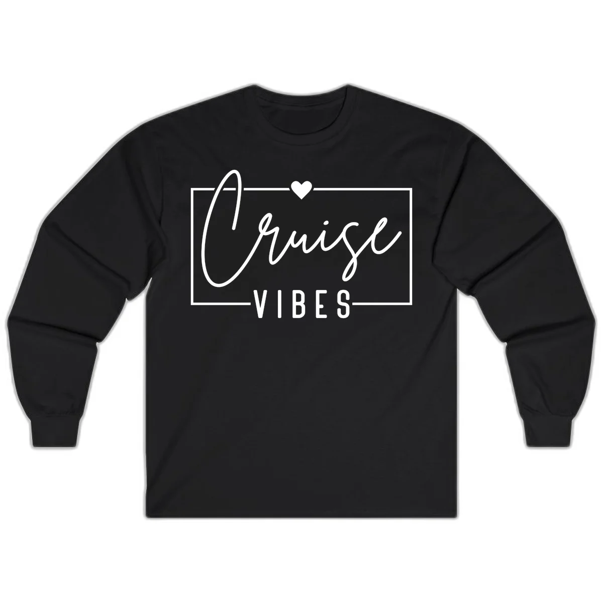 Chill Vibes Cruise Long Sleeve in Black