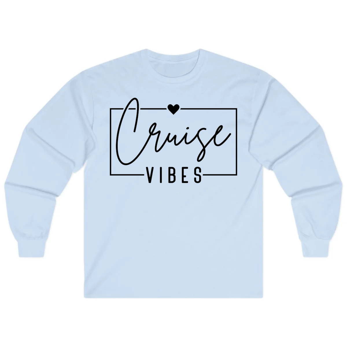 Chill Vibes Cruise Long Sleeve in Light Blue