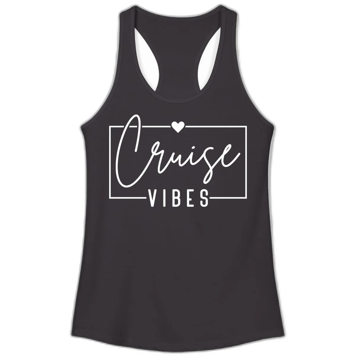Chill Vibes Cruise Ladies Tank in Black
