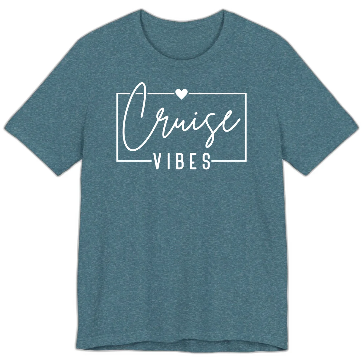 Chill Vibes Cruise Premium T-Shirt in Heather Deep Teal