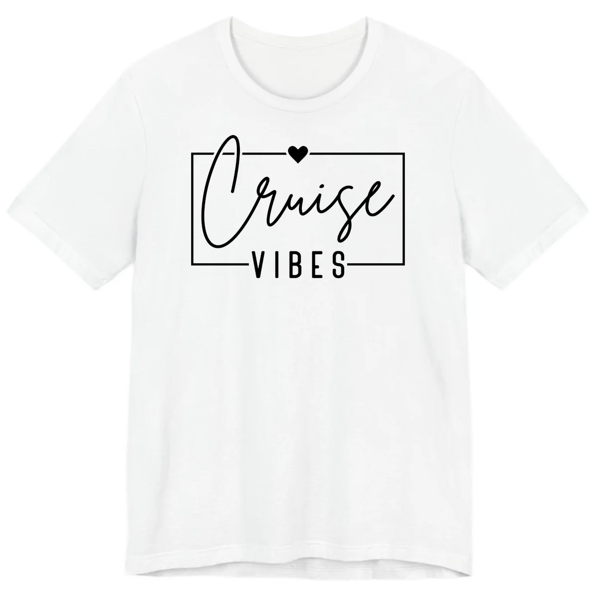 Chill Vibes Cruise Premium T-Shirt in White