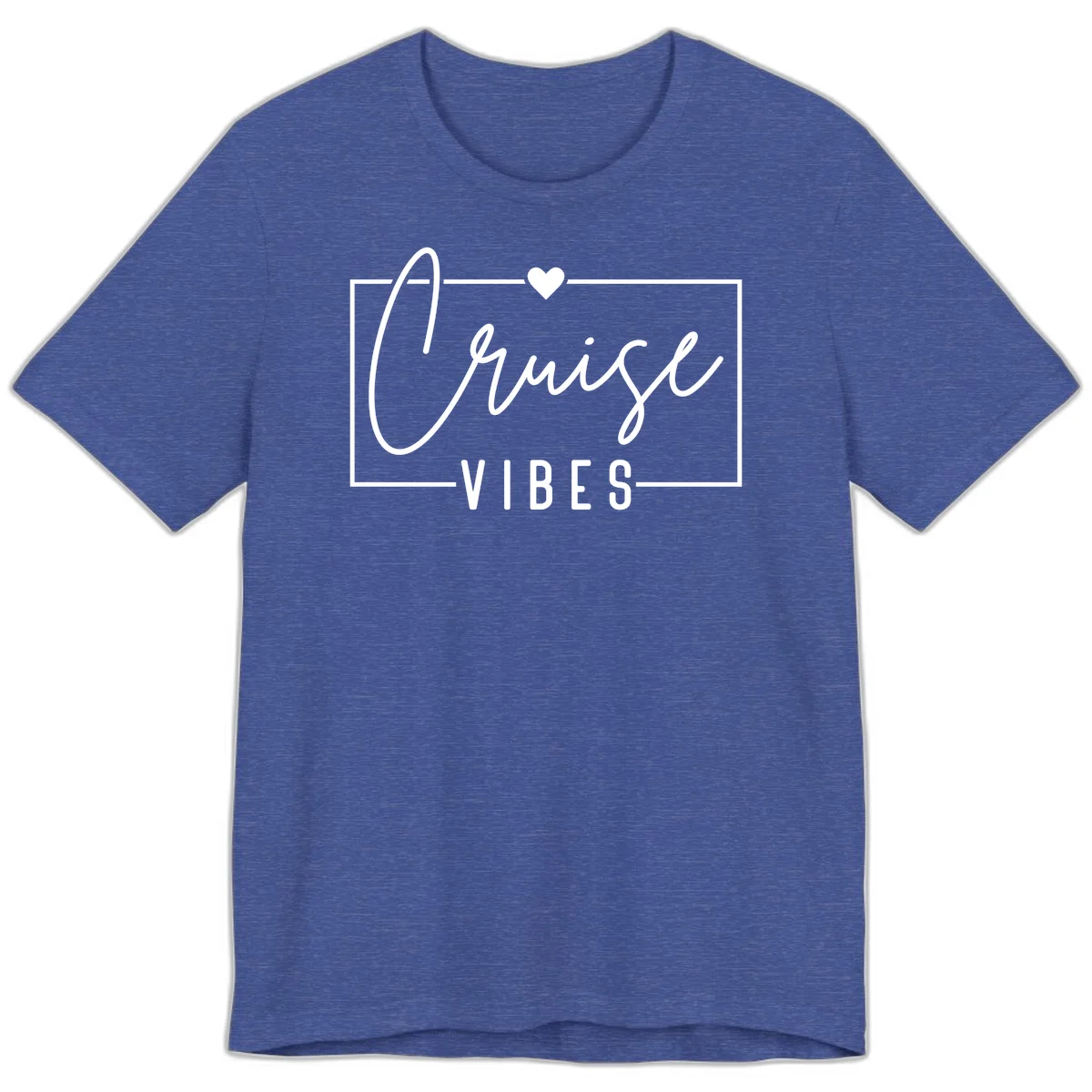 Chill Vibes Cruise Premium T-Shirt in Heather True Royal