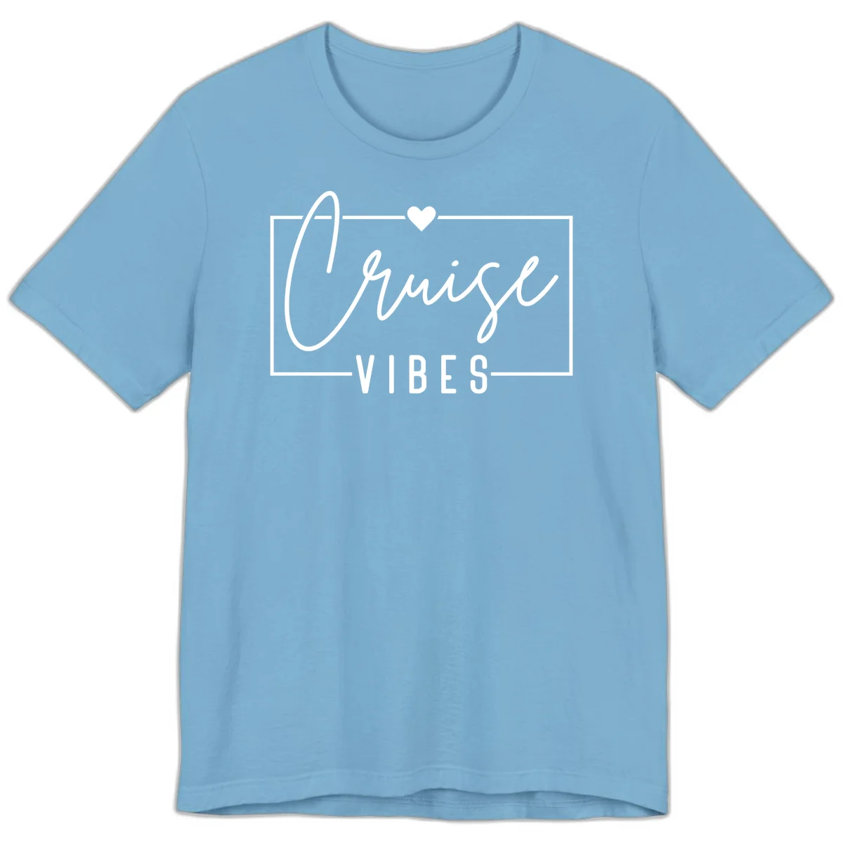 Chill Vibes Cruise Premium T-Shirt in Ocean Blue