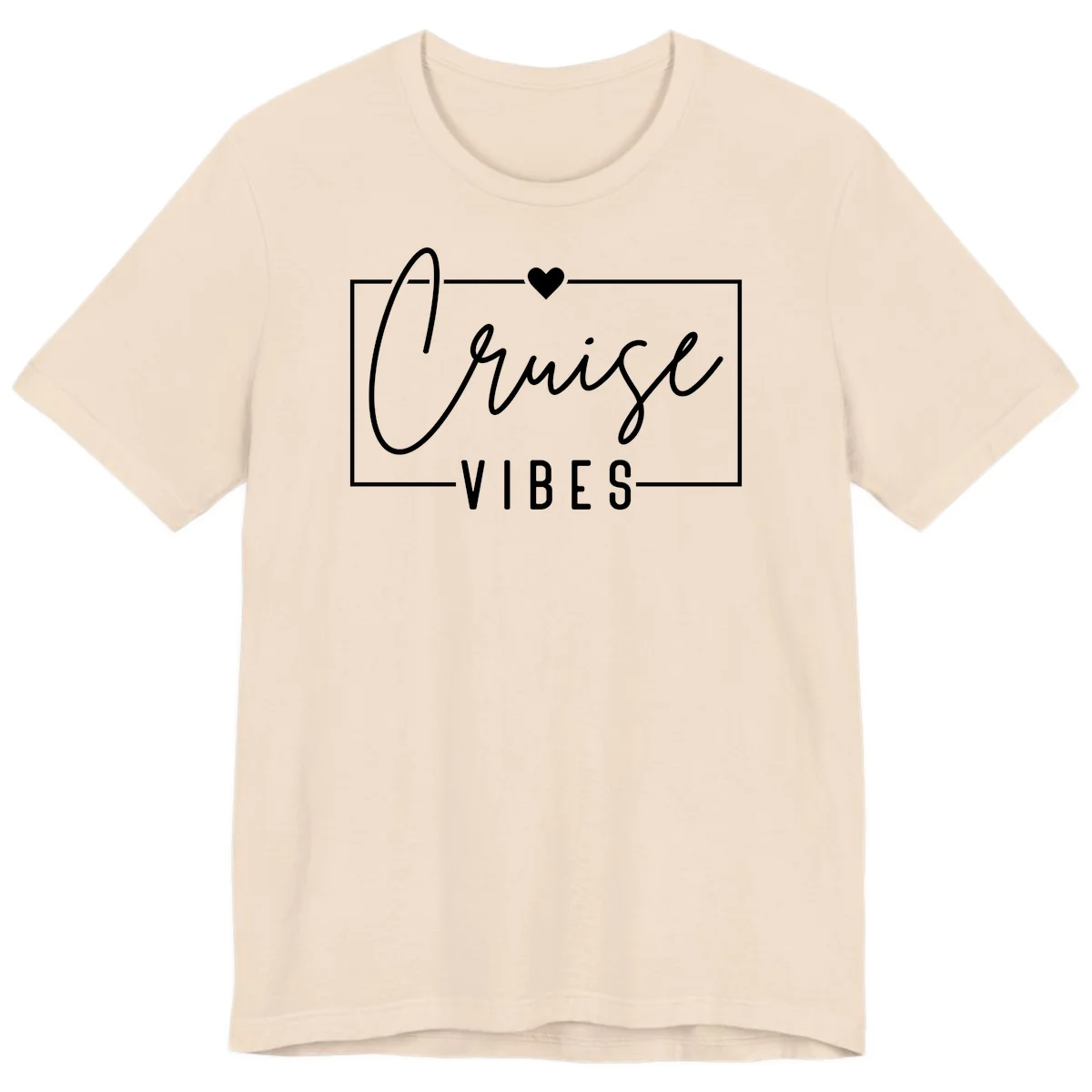 Chill Vibes Cruise Premium T-Shirt in Soft Cream