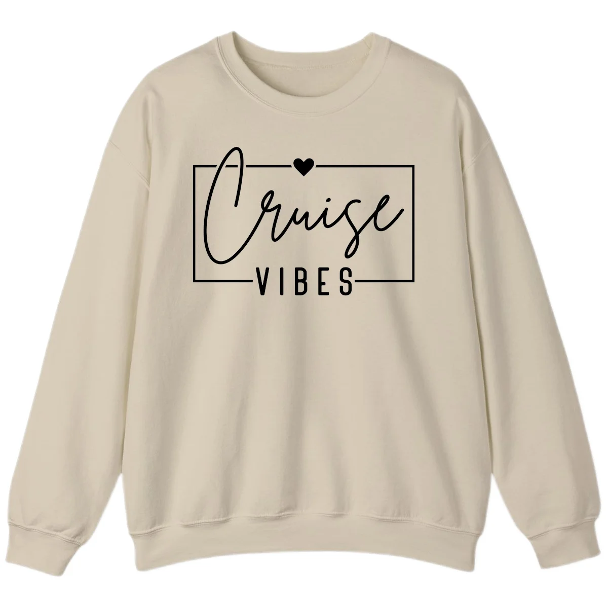 Chill Vibes Cruise Sweatshirt in Sand