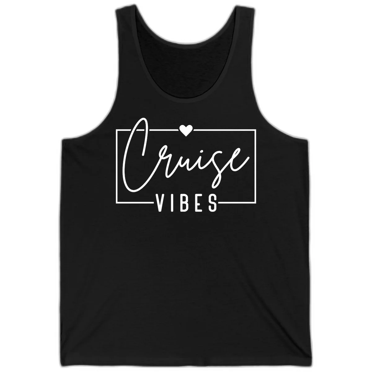 Chill Vibes Cruise Tank in Black