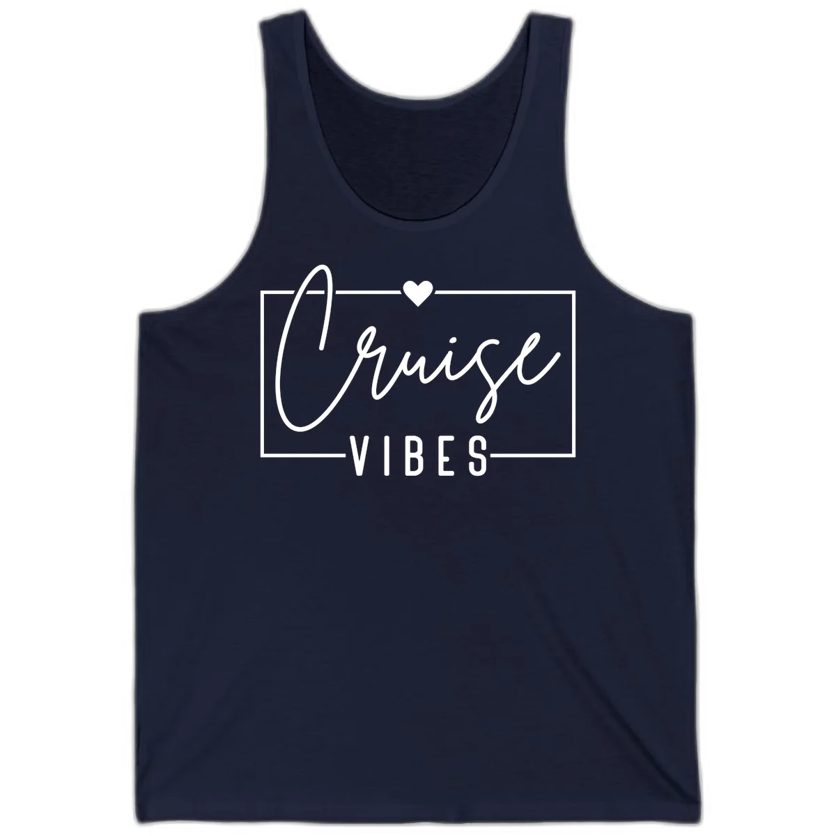 Chill Vibes Cruise Tank in Navy