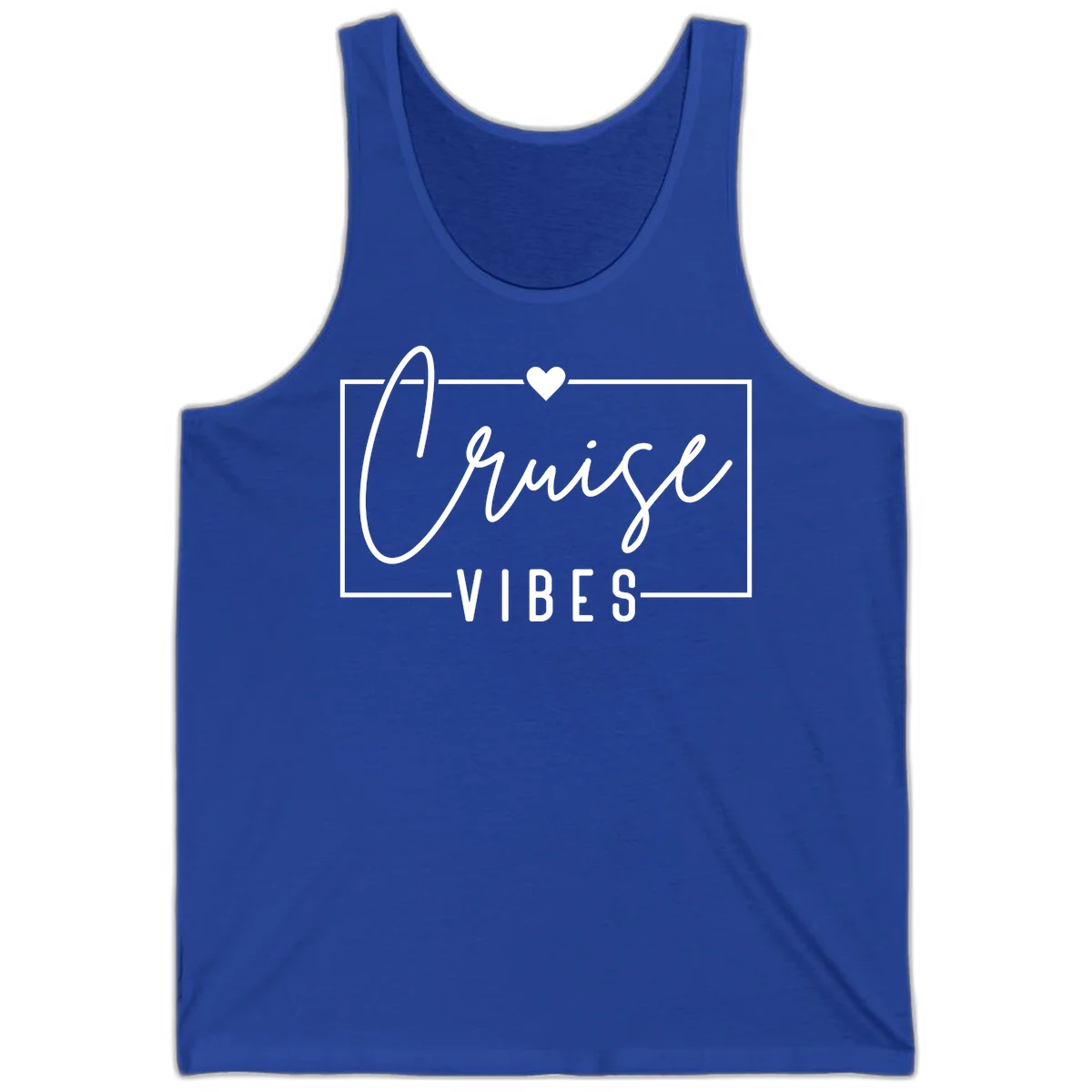 Chill Vibes Cruise Tank in True Royal