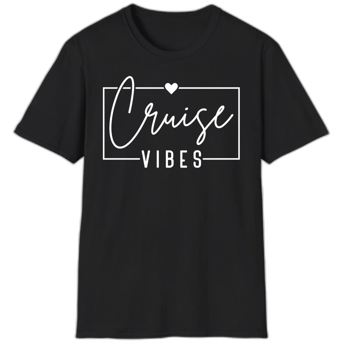 Chill Vibes Cruise T-Shirt in Black