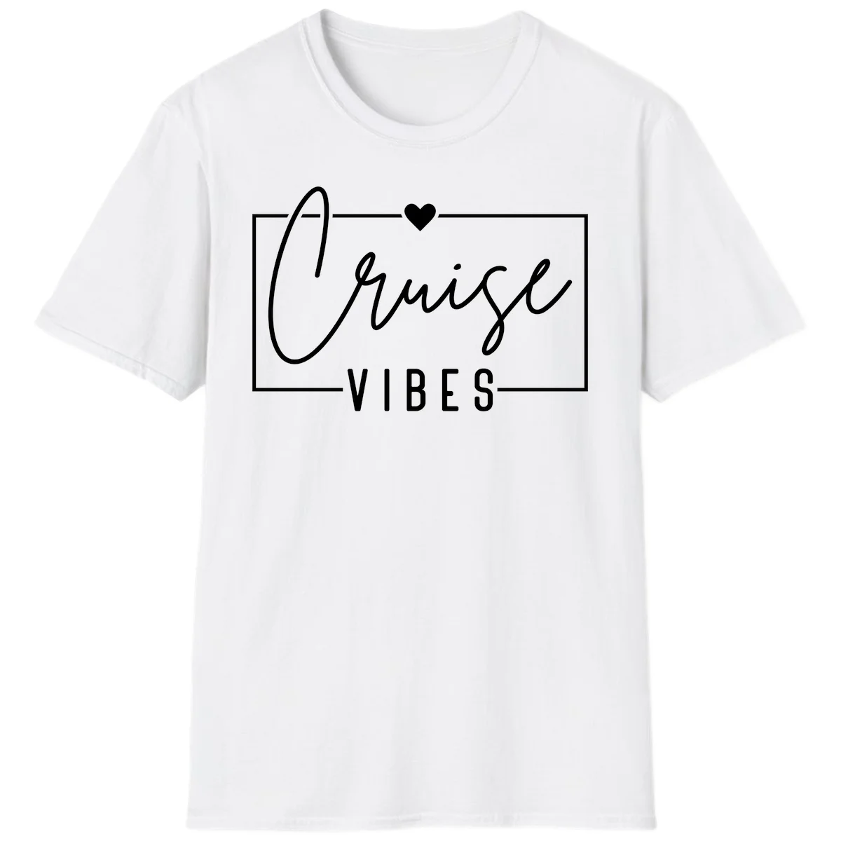 Chill Vibes Cruise T-Shirt in White