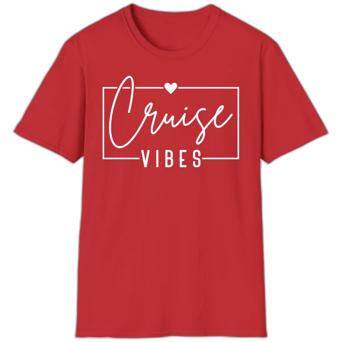Chill Vibes Cruise T-Shirt in Red