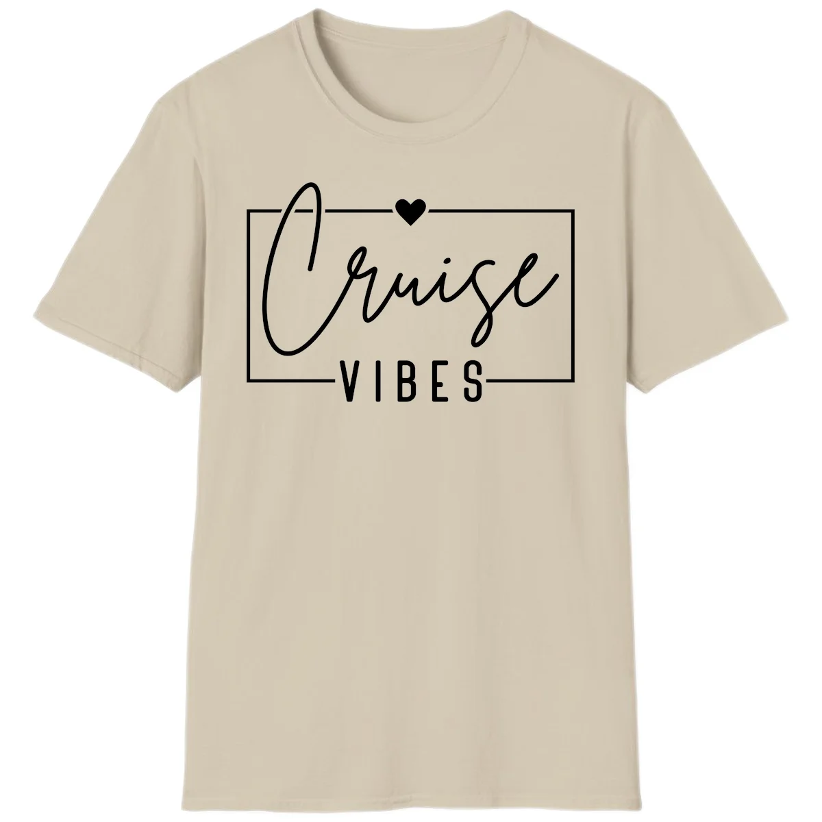 Chill Vibes Cruise T-Shirt in Sand