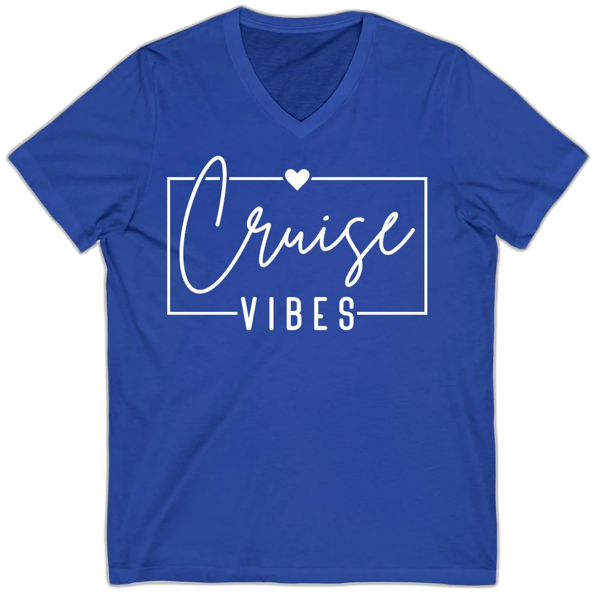 Chill Vibes Cruise V-Neck in True Royal