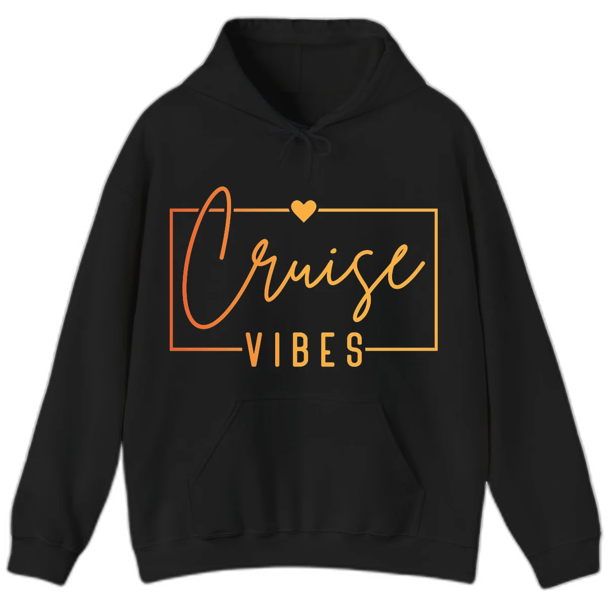 Cruise Vibes Hoodie in Black