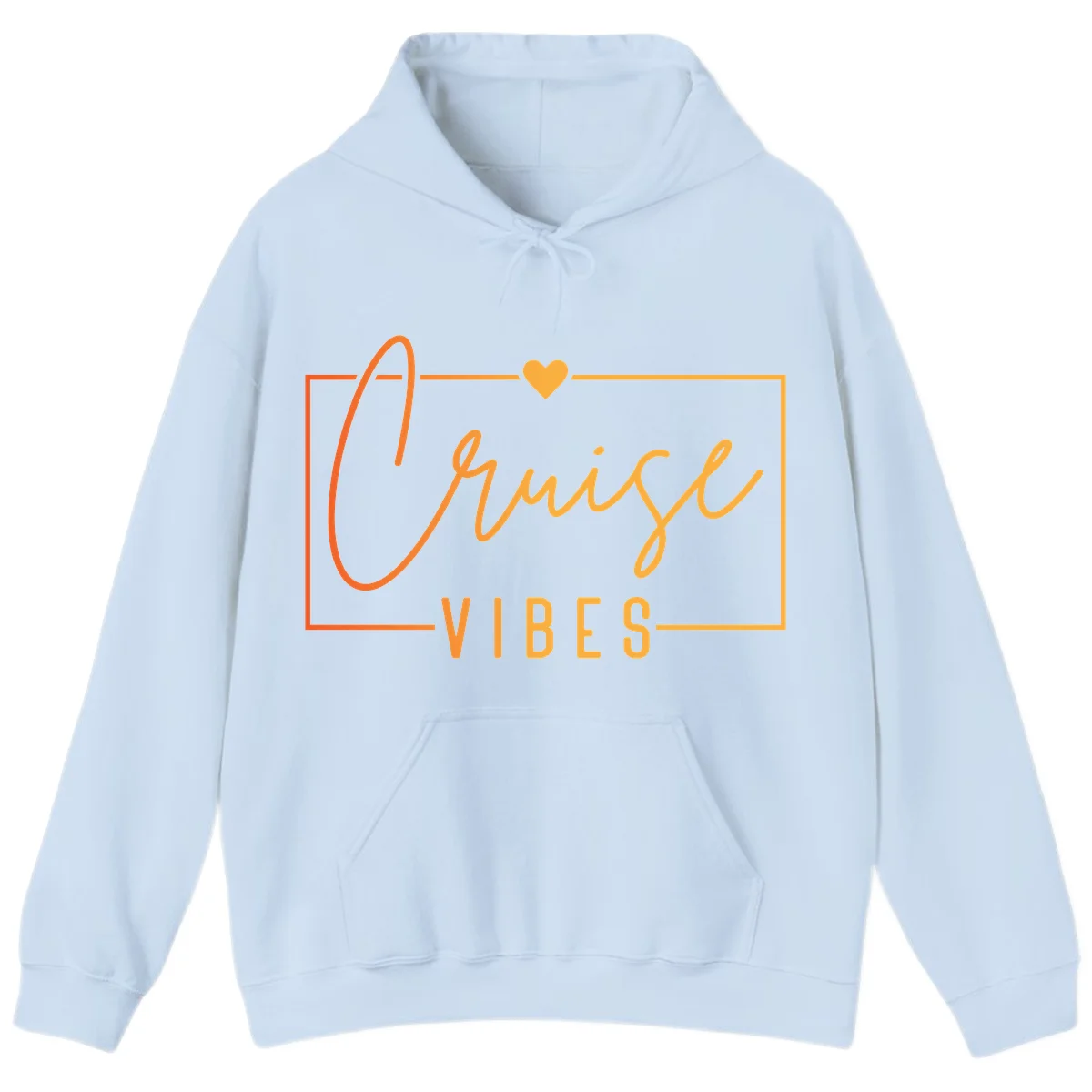 Cruise Vibes Hoodie in Light Blue