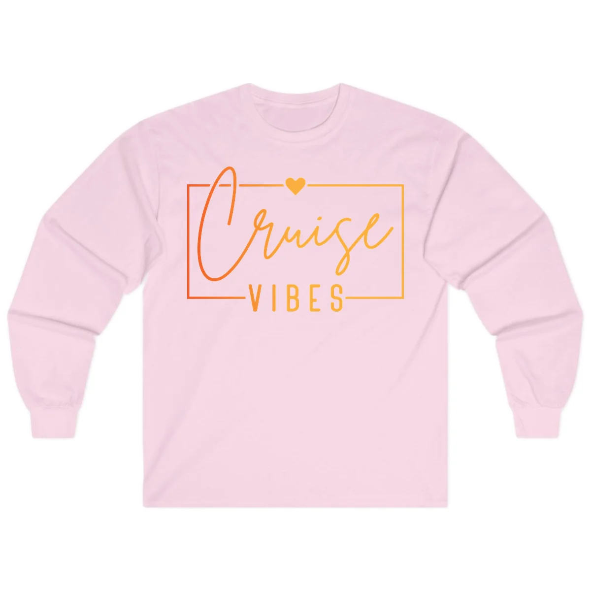 Cruise Vibes Long Sleeve in Light Pink