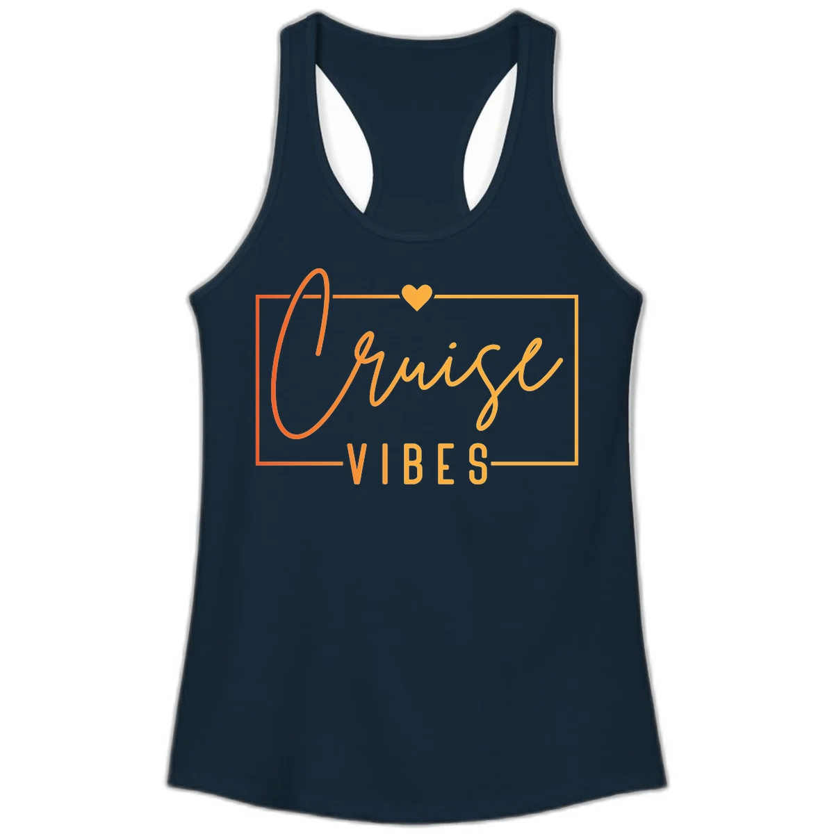 Cruise Vibes Ladies Tank in Solid Midnight Navy