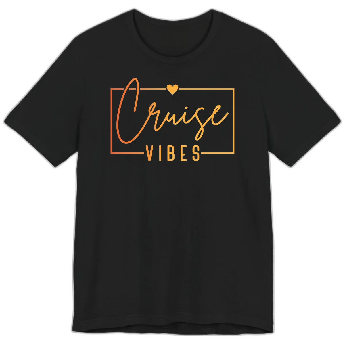 Cruise Vibes Premium T-Shirt in Black