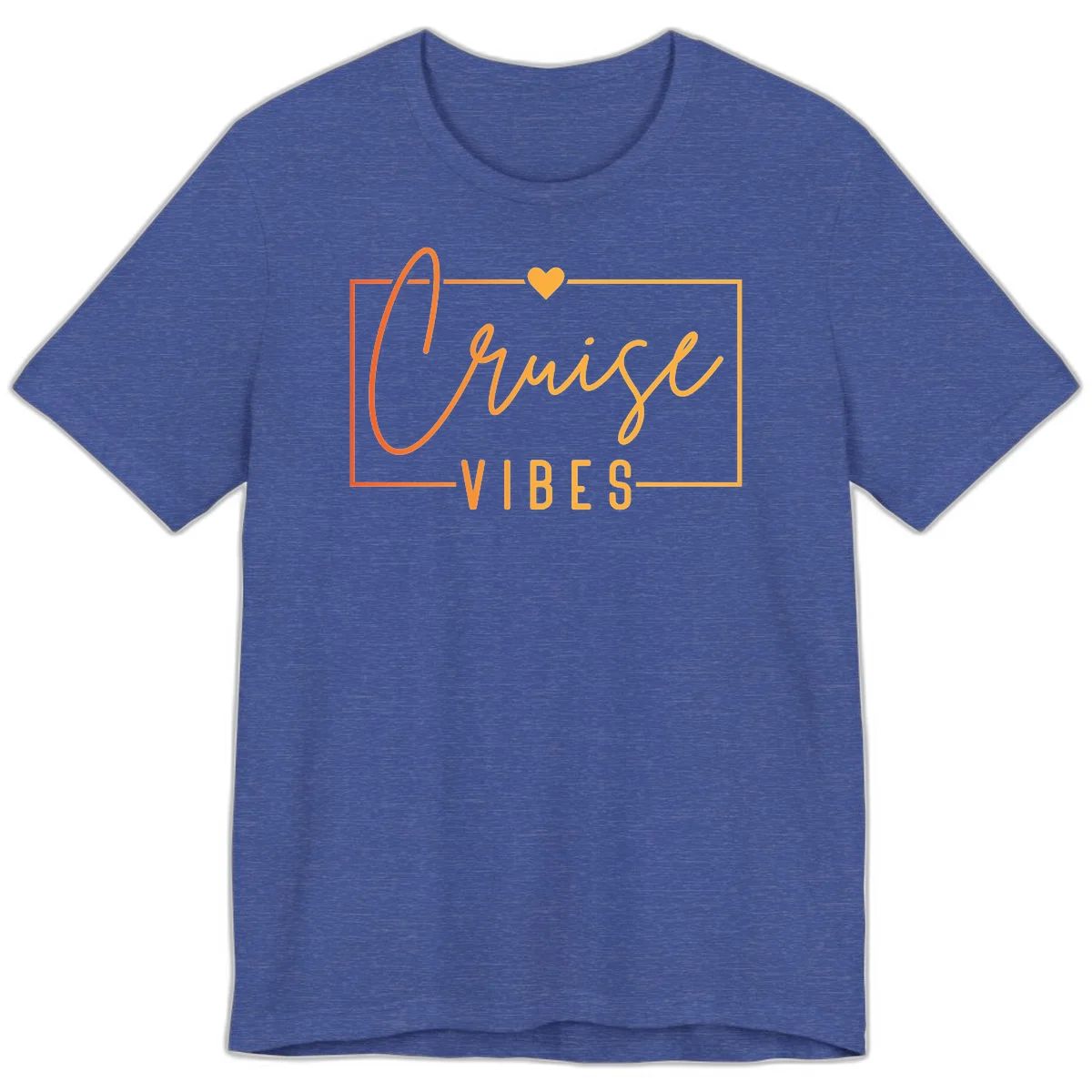 Cruise Vibes Premium T-Shirt in Heather True Royal