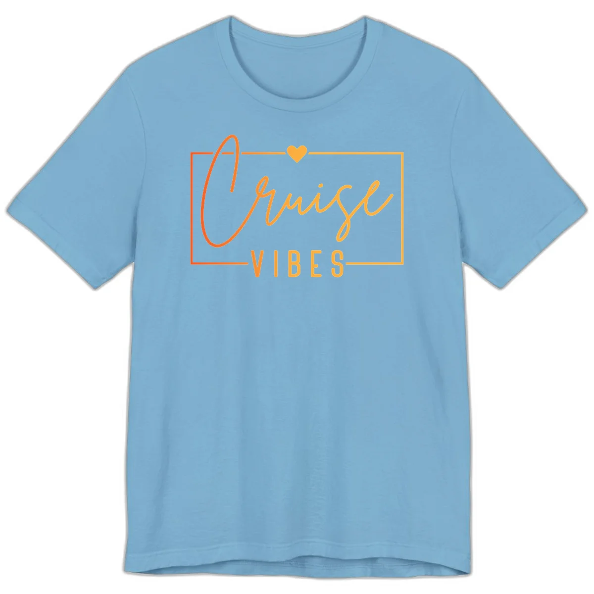 Cruise Vibes Premium T-Shirt in Ocean Blue