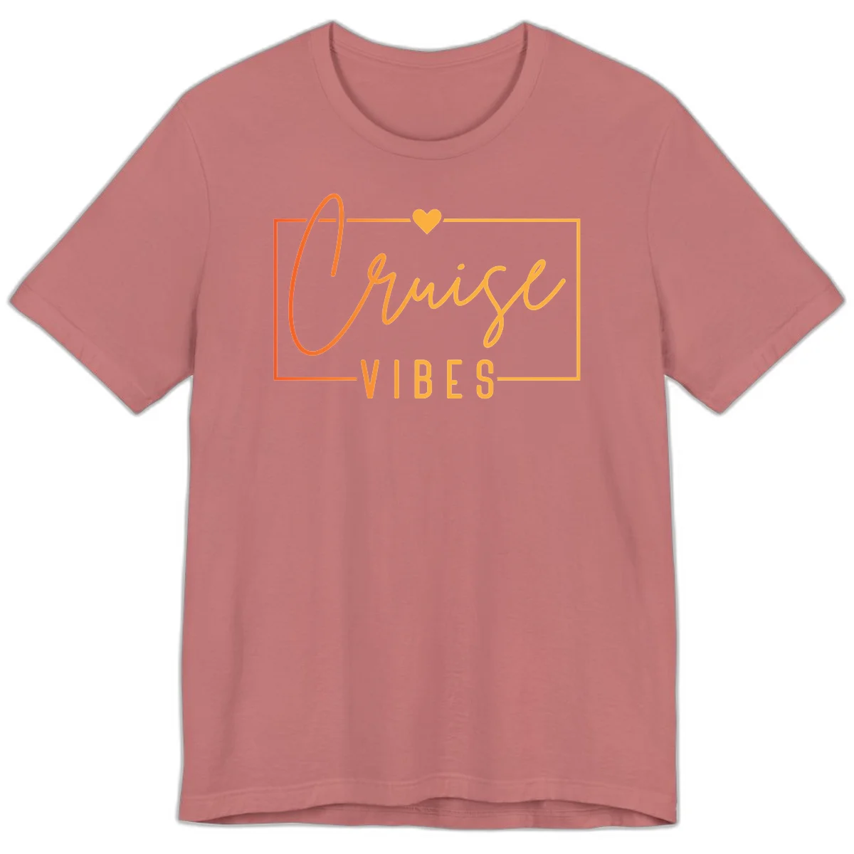 Cruise Vibes Premium T-Shirt in Mauve