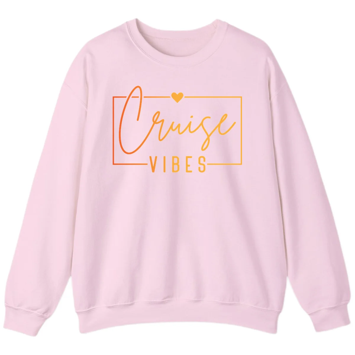Cruise Vibes Sweatshirt in Light Pink