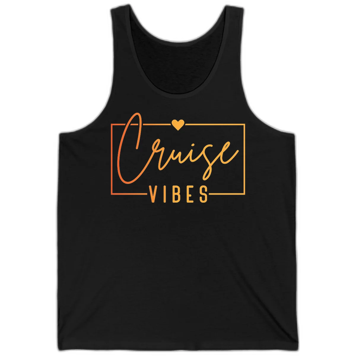 Cruise Vibes Tank in Black