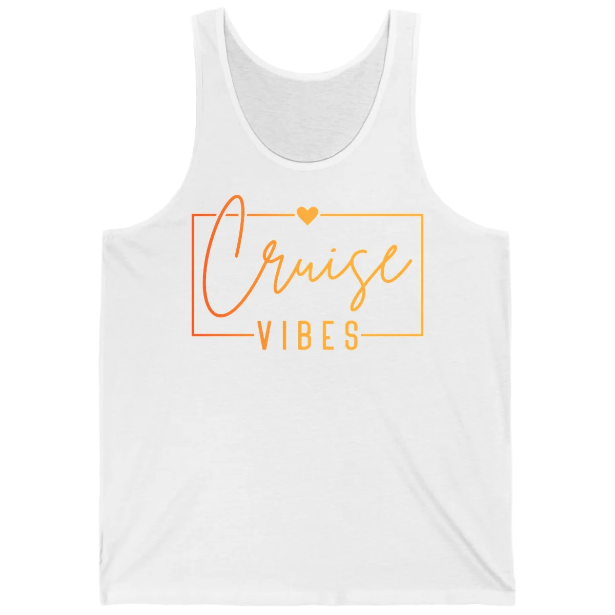 Cruise Vibes Tank in White