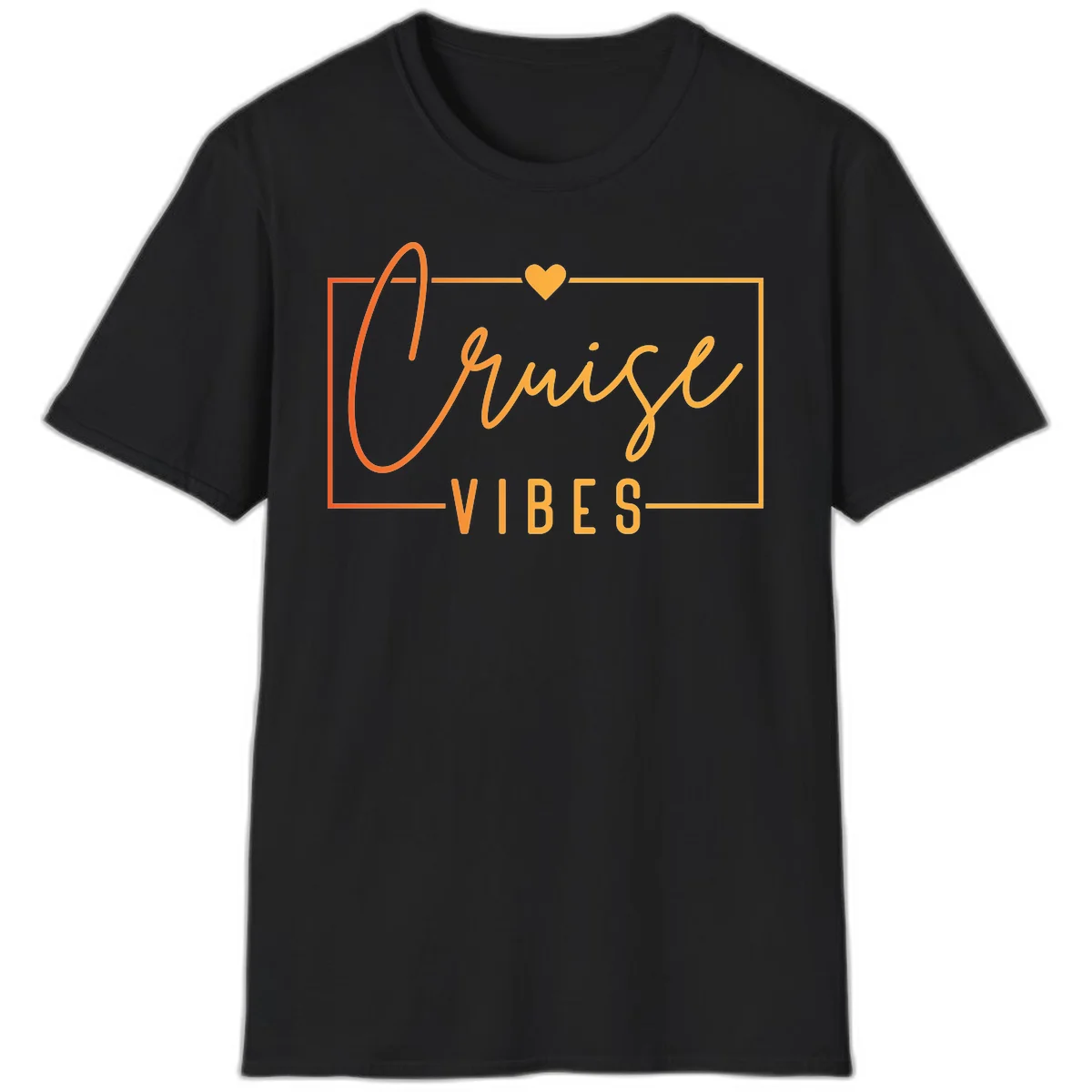 Cruise Vibes T-Shirt in Black