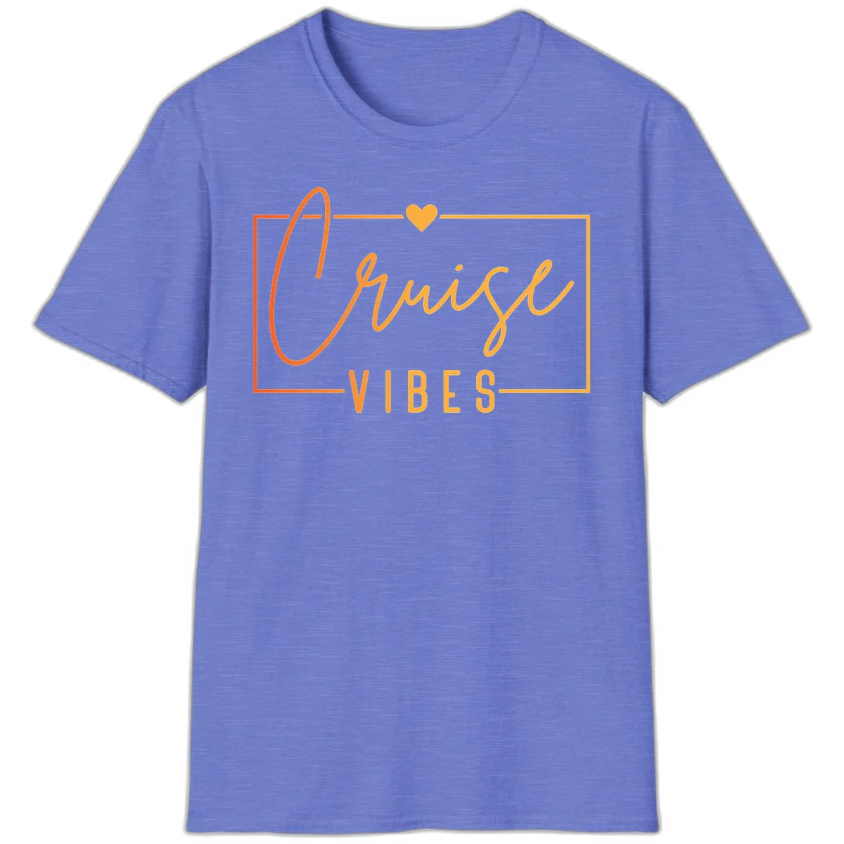 Cruise Vibes T-Shirt in Heather Royal