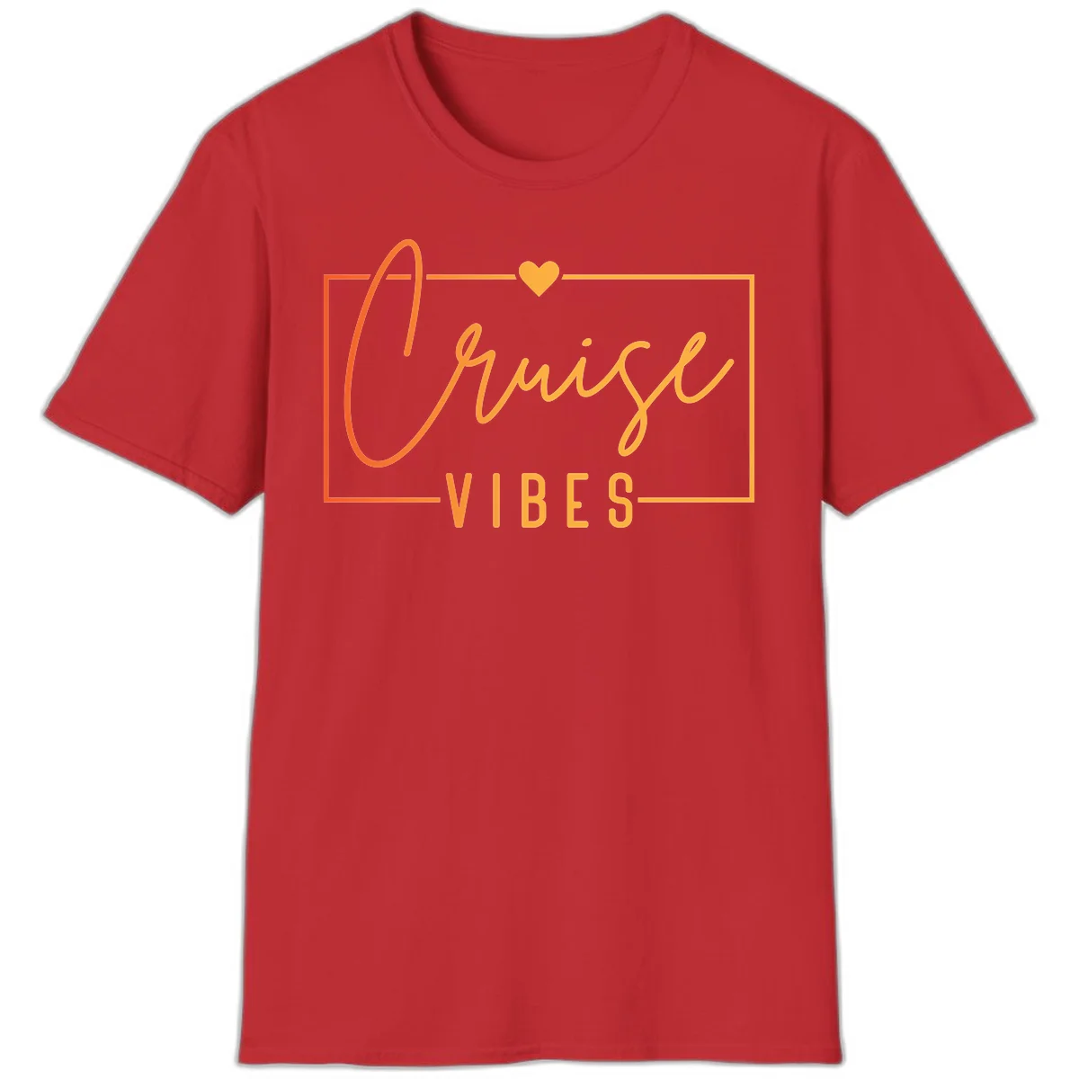 Cruise Vibes T-Shirt in Red