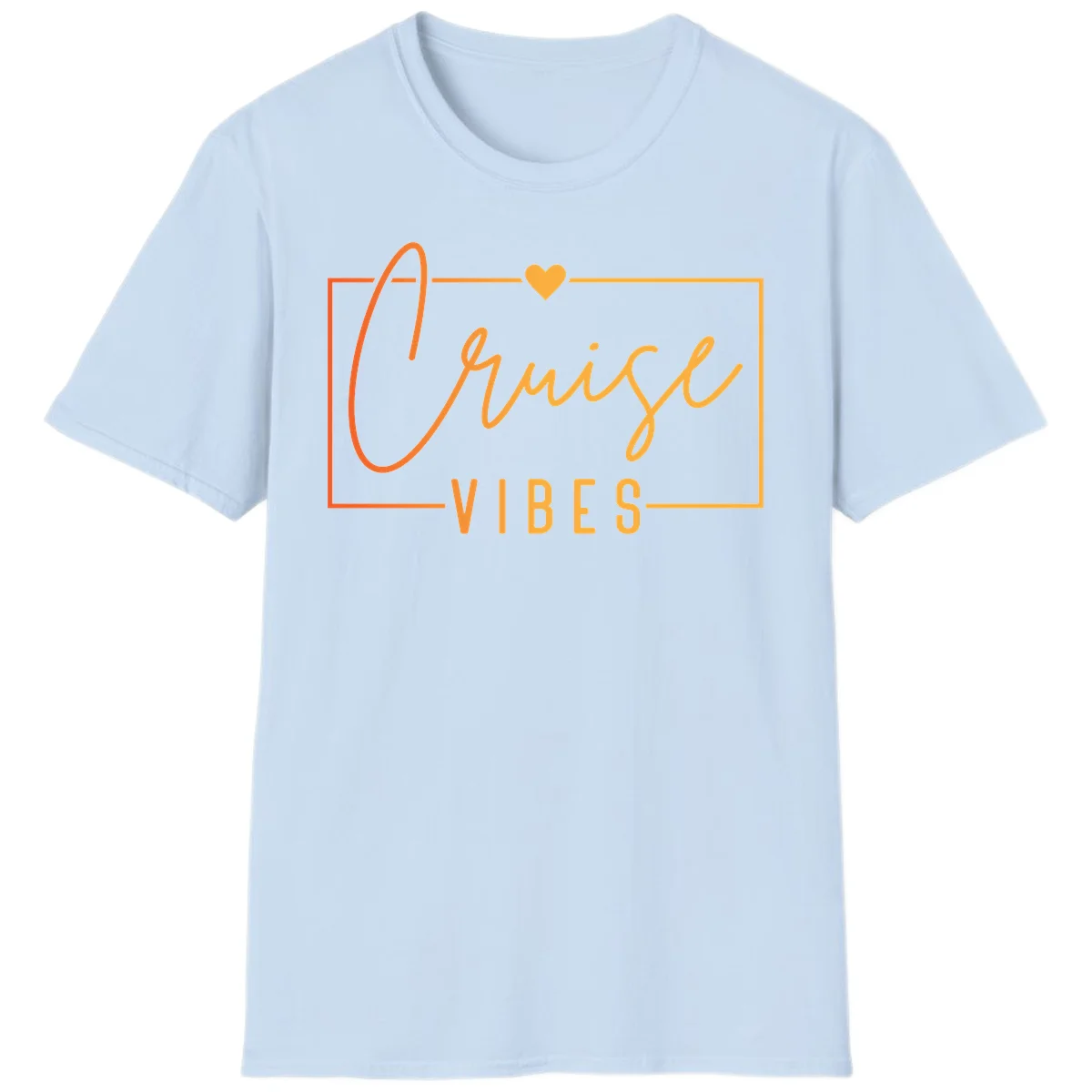 Cruise Vibes T-Shirt in Light Blue